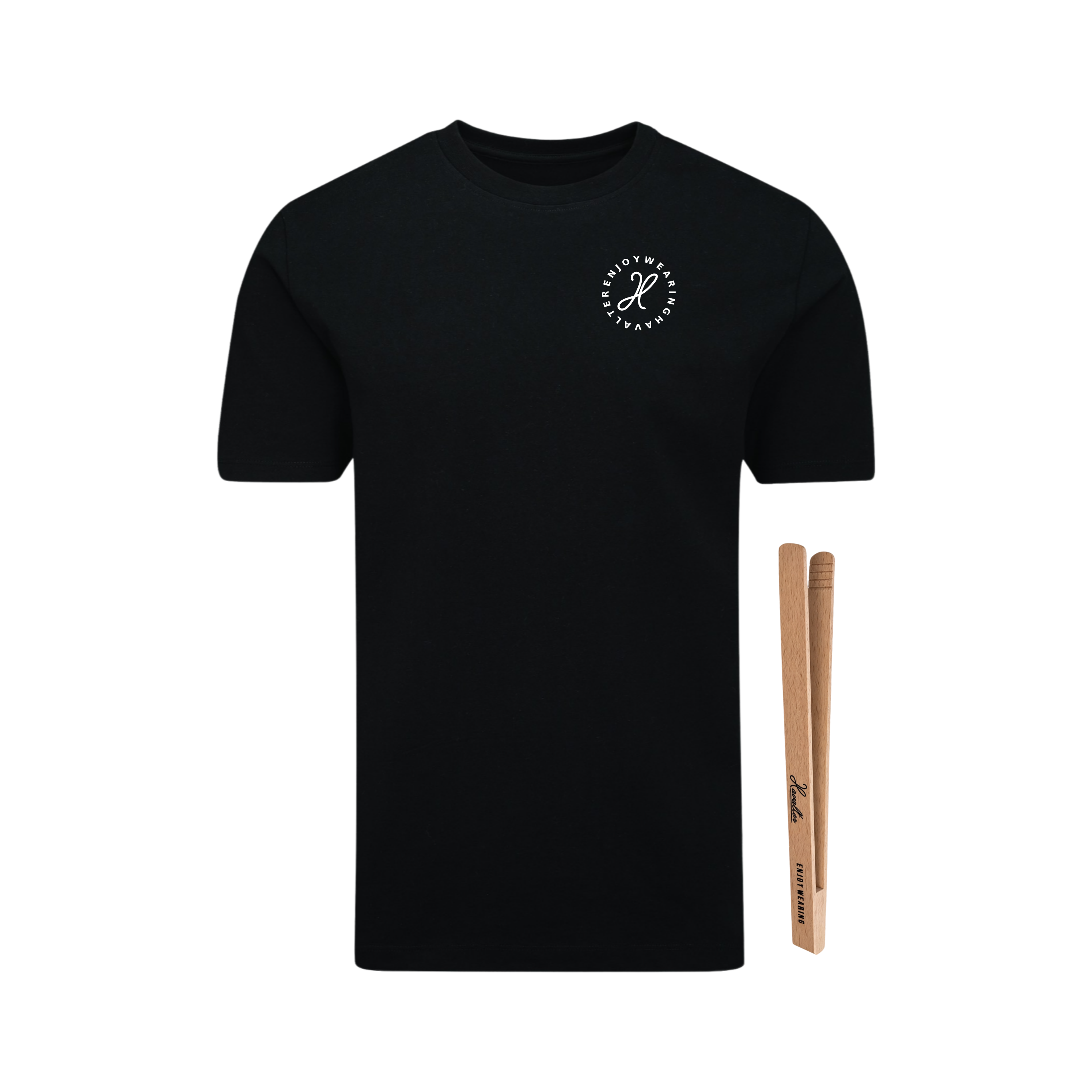HAVALTER HEAVY COTTON BASIC BLACK ENJOY WEARING PT1 + GRILLZANGE, UNISEX